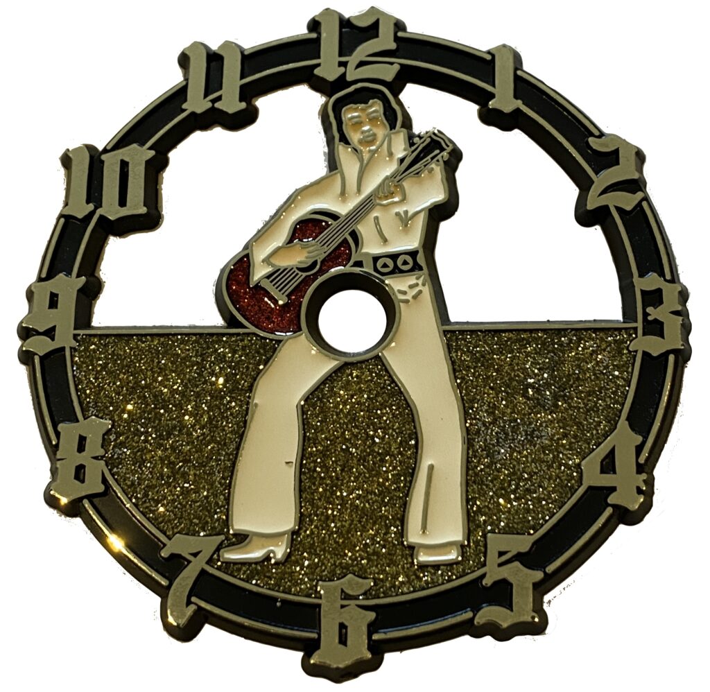 6" Vintage Clock Dial Elvis Craftime Clockery